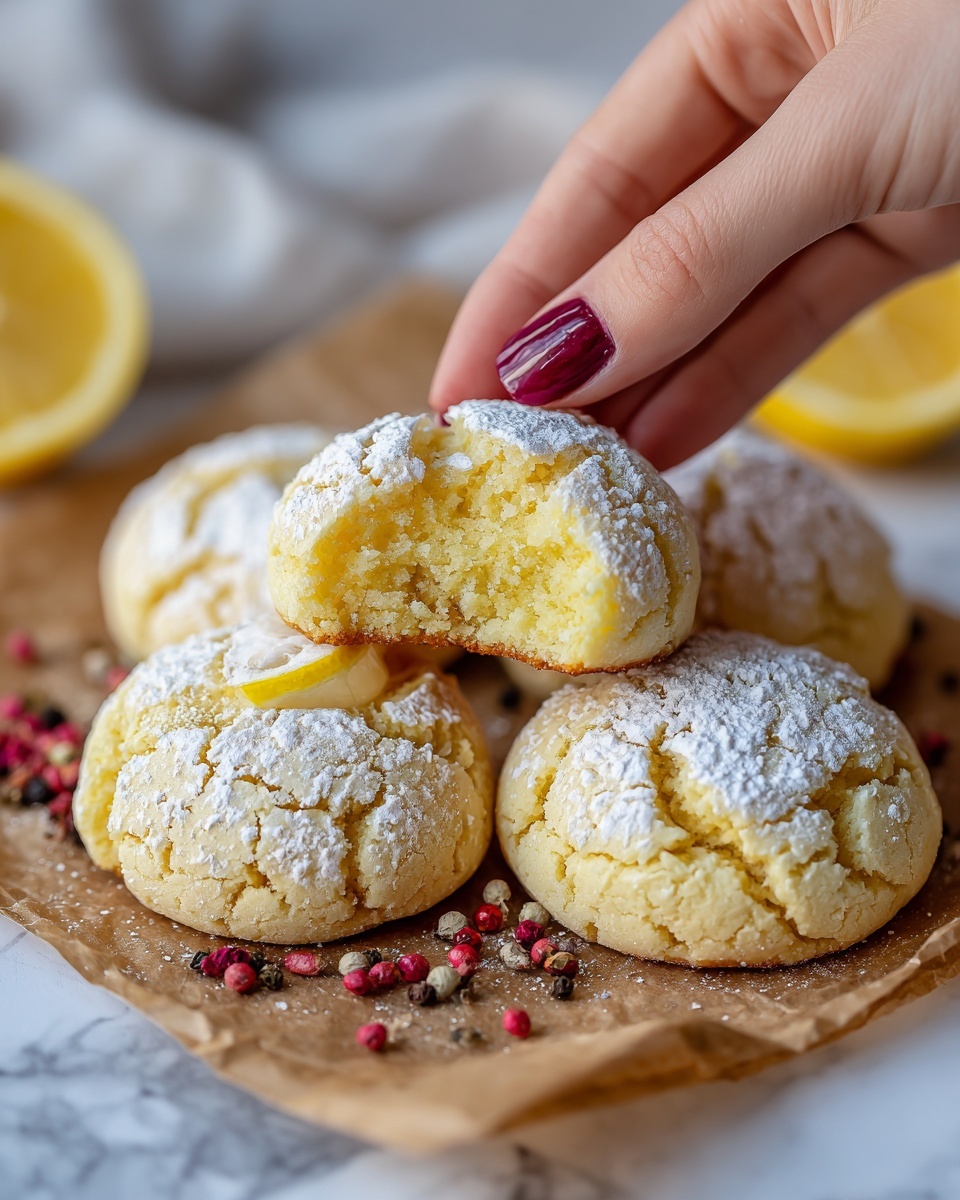 Christmas Soft Lemon Cookies Recipe - Recipe Image