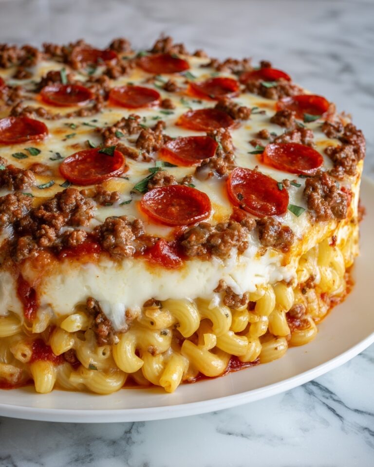 Cheesy Beef and Pepperoni Pasta Bake Recipe