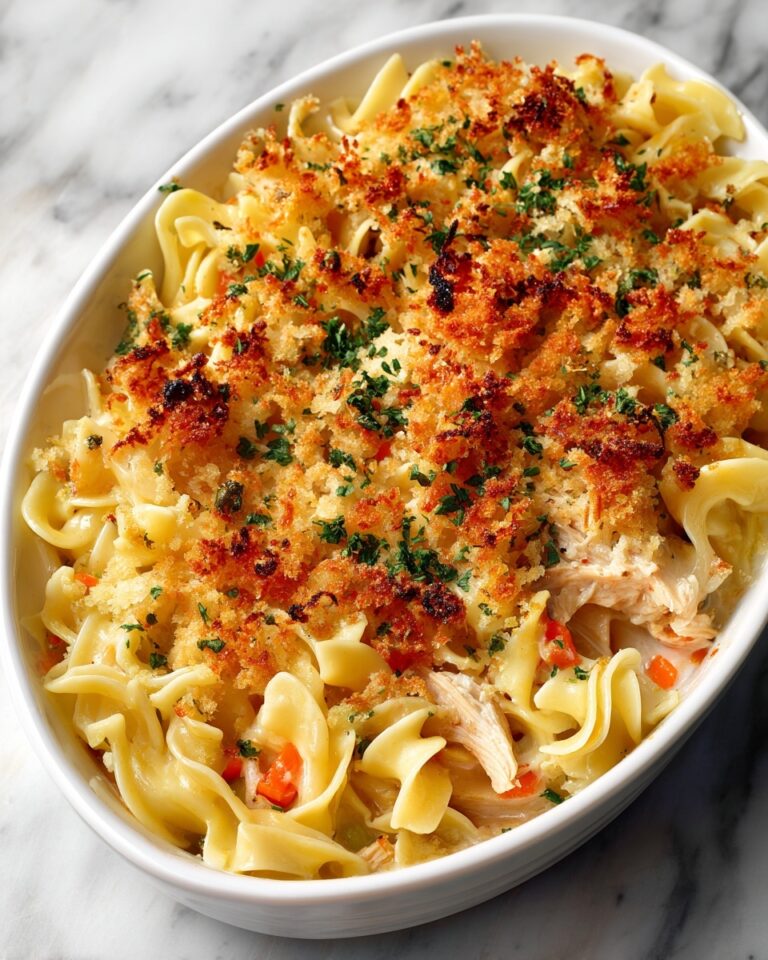 Creamy Chicken Noodle Casserole Recipe