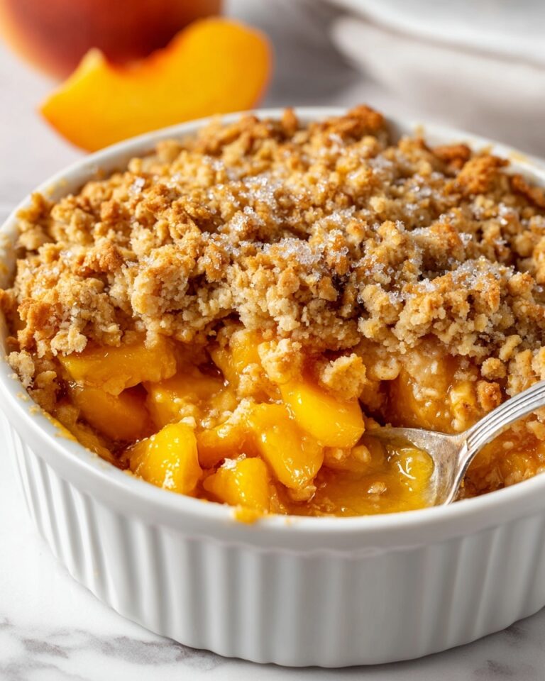 Easy Peach Dump Cake Recipe