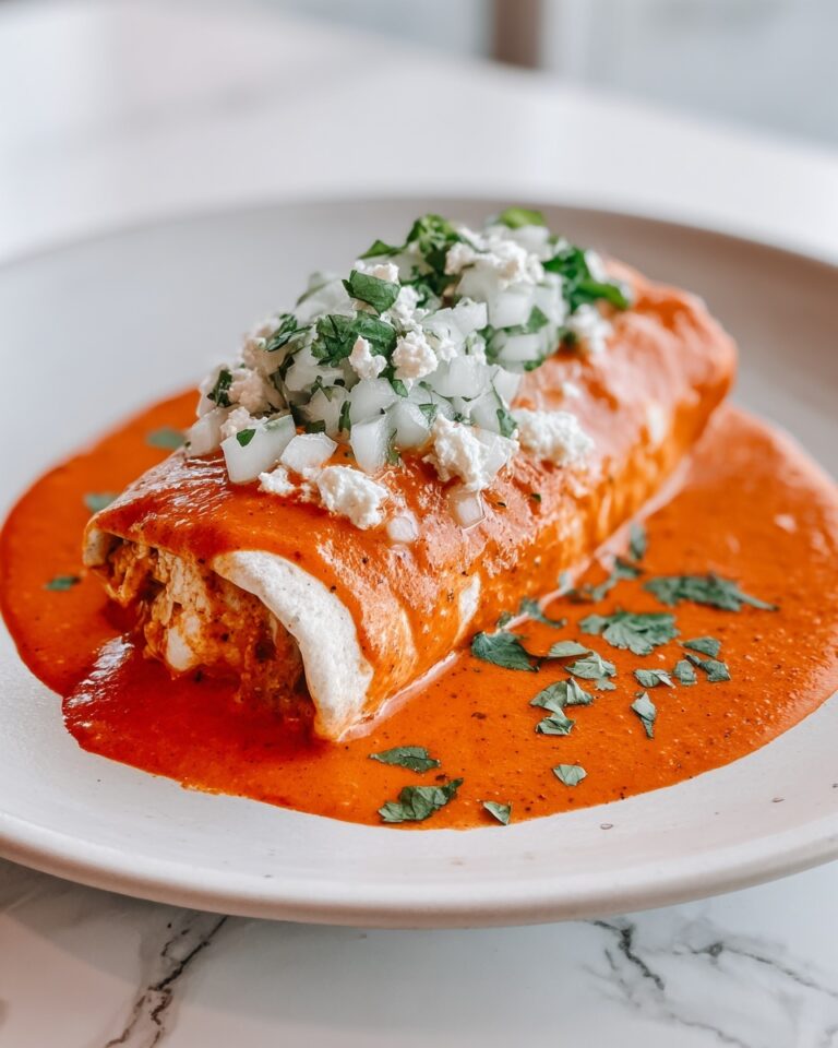 Wet Burritos with Enchilada Sauce and Cheddar Recipe