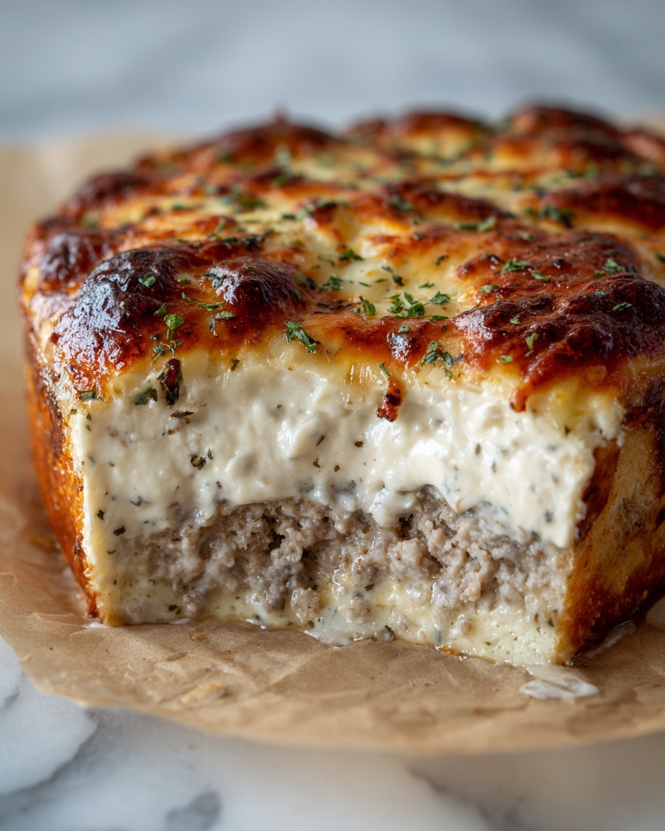 Sausage Cream Cheese Casserole Recipe - Recipe Image