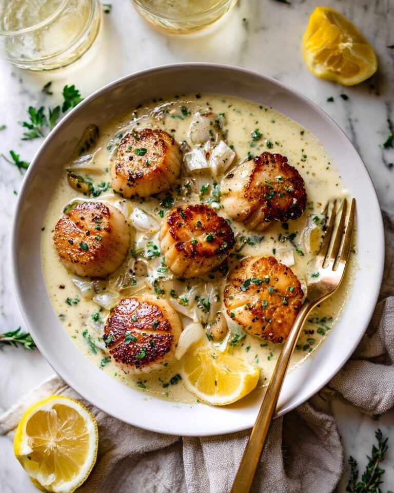 Lemon Butter Scallops Recipe