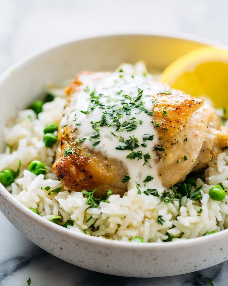 Air Fryer Greek Lemon Chicken and Rice Bake Recipe