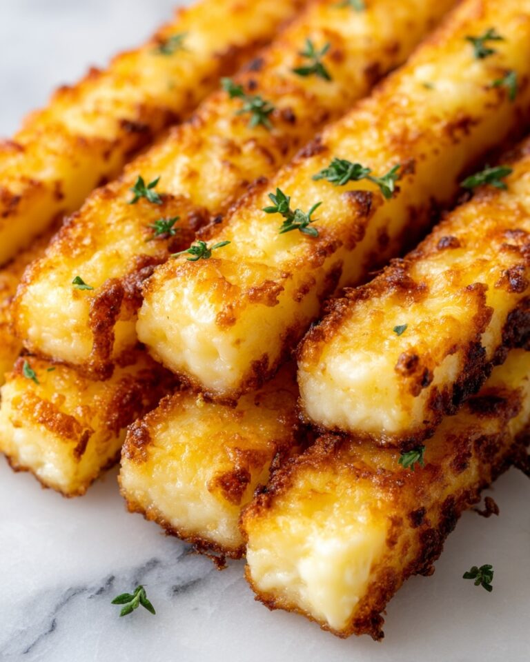 Crispy Parmesan Crusted Potato Cheese Sticks Recipe