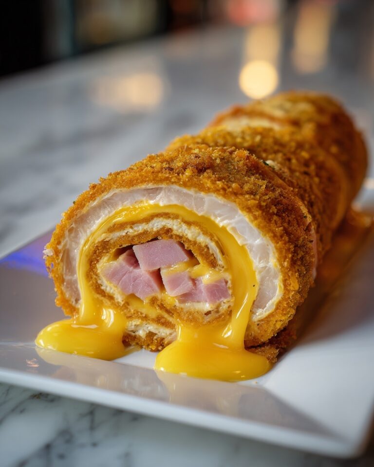 Savory Chicken Cordon Bleu Stromboli Recipe