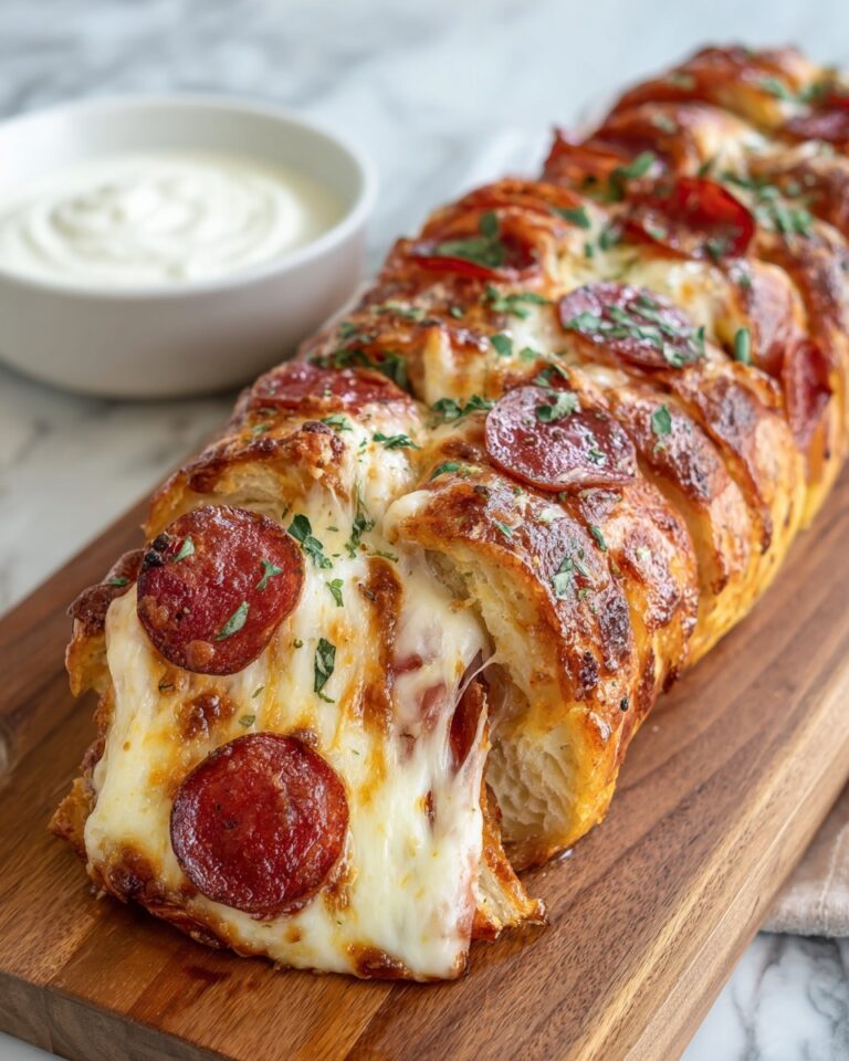 Cheesy Pepperoni Stromboli Recipe