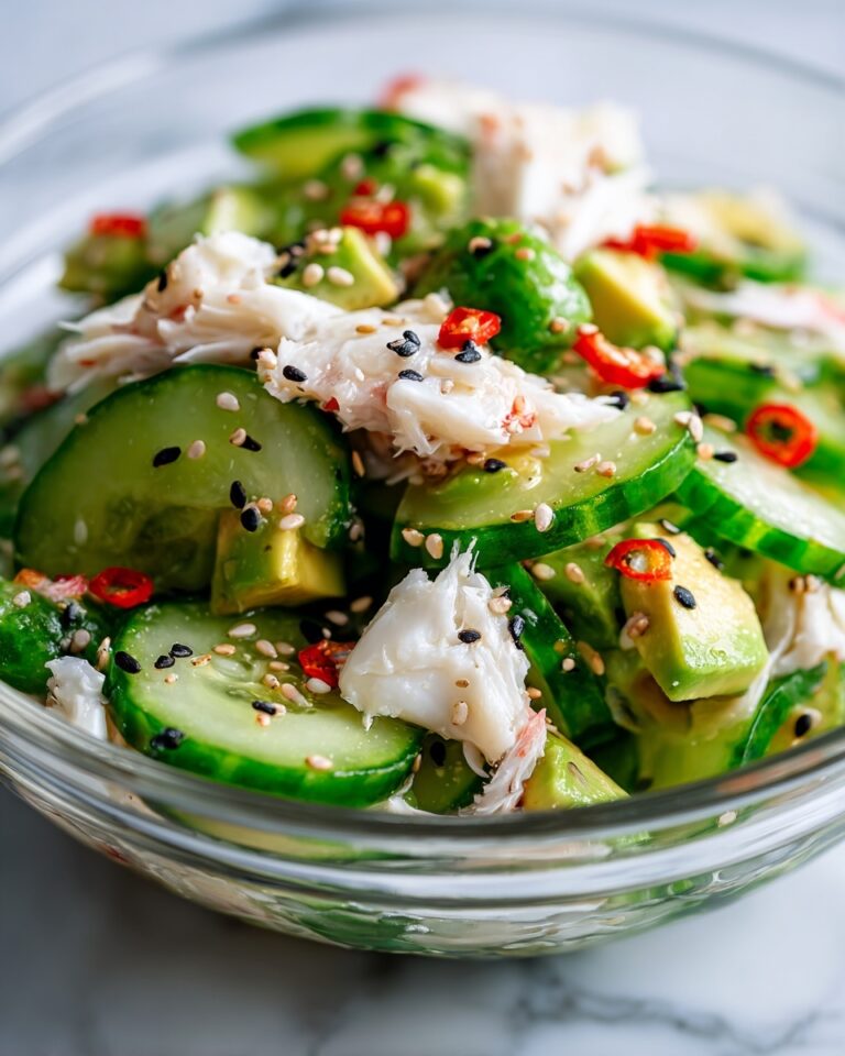Easy California Roll Cucumber Salad Recipe