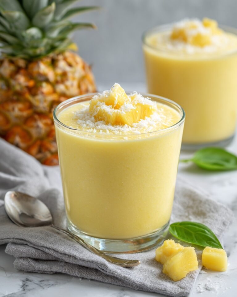 Fruity Summer Cold Pineapple Soup Recipe