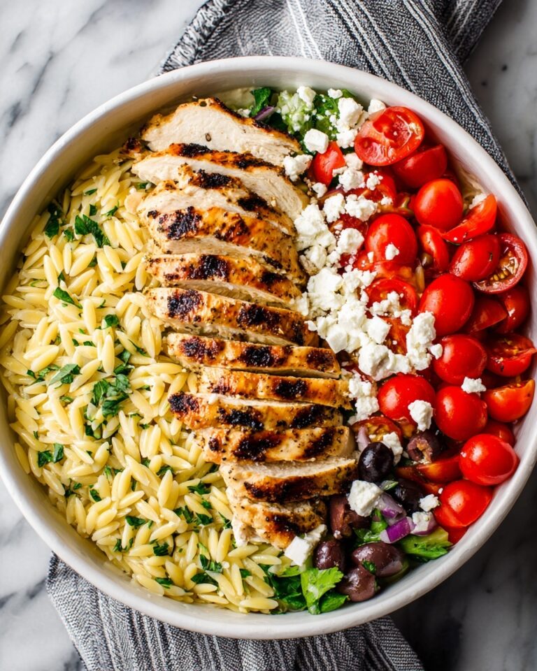 Healthy Mediterranean Chicken Orzo Recipe