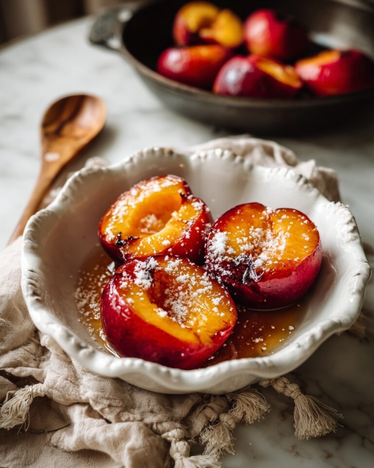 Cinnamon Sugar Baked Peaches Recipe