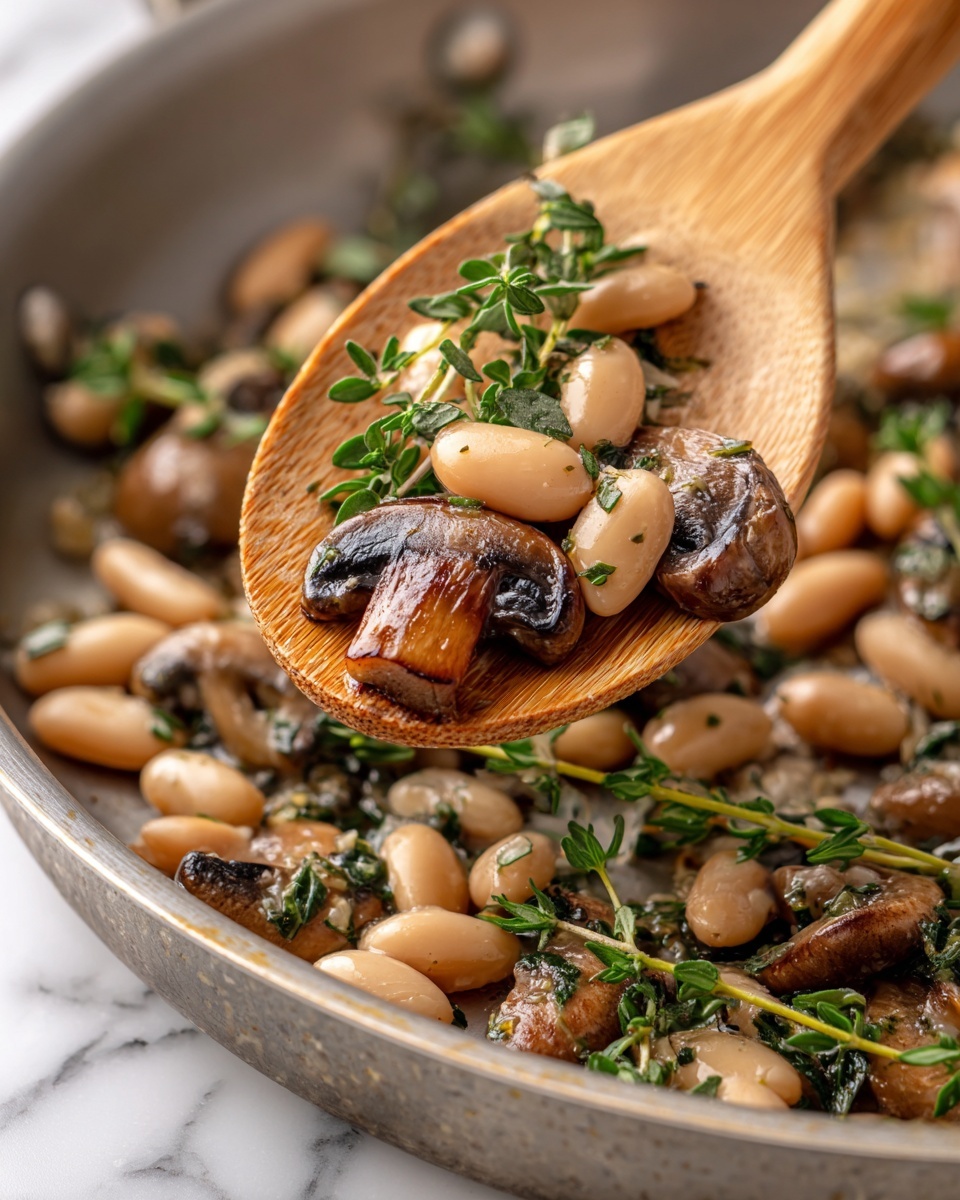 Wild Mushroom and White Bean Tagliatelle Recipe - Recipe Image
