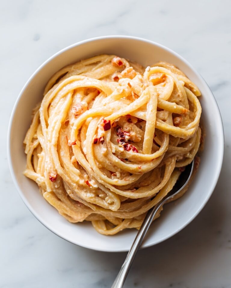 One-Pot Spicy Gochujang Alfredo Pasta Recipe