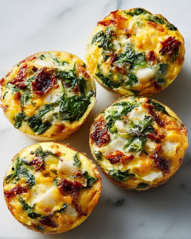 Spinach, Feta, and Sun-Dried Tomato Egg Muffin Cups Recipe