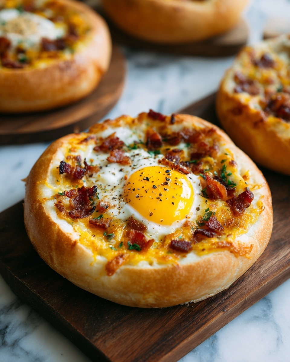 English Muffin Breakfast Pizza Recipe - Recipe Image