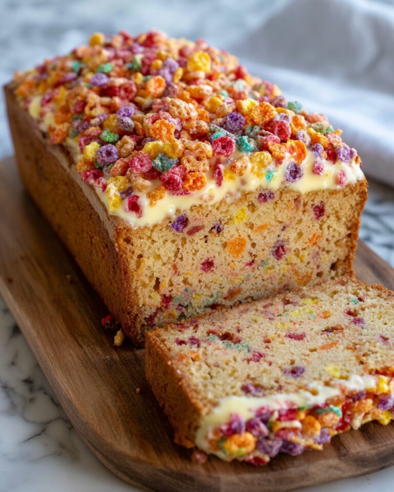 Fruity Pebbles Breakfast Bread Recipe