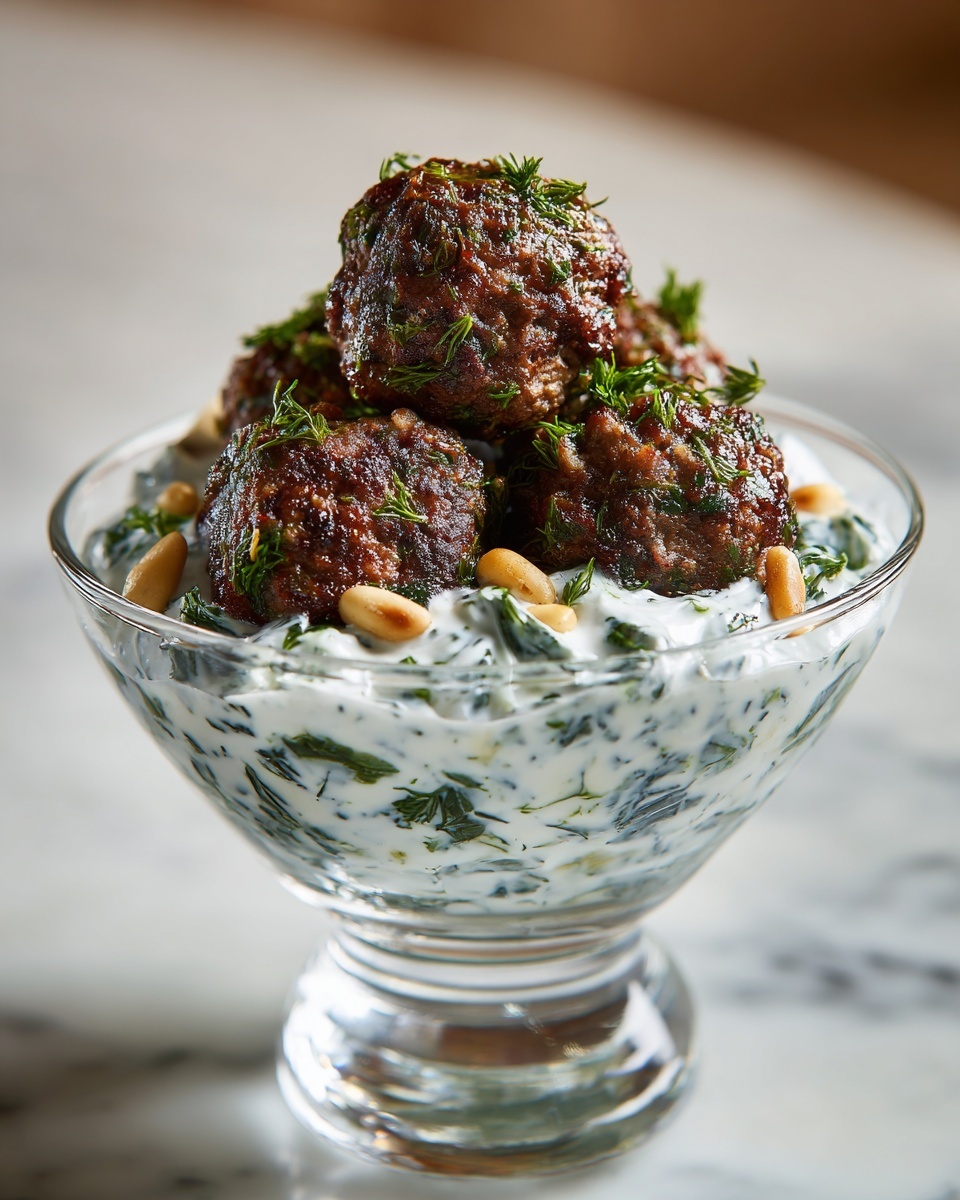 Greek-Inspired Lamb Meatballs Recipe - Recipe Image