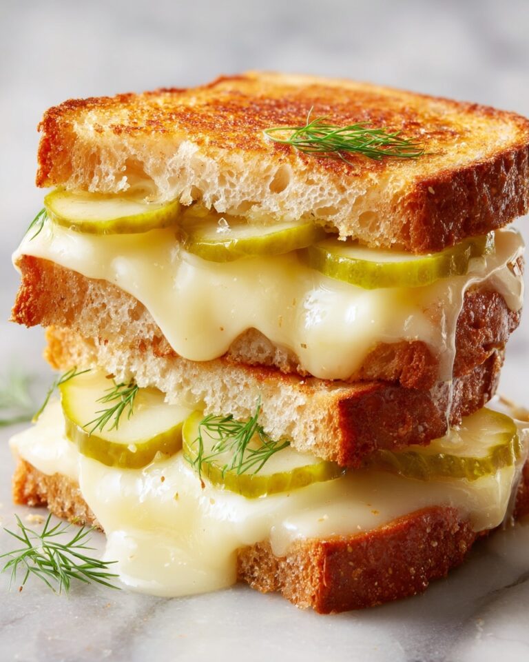 Dill Pickle Grilled Cheese Sandwich Recipe