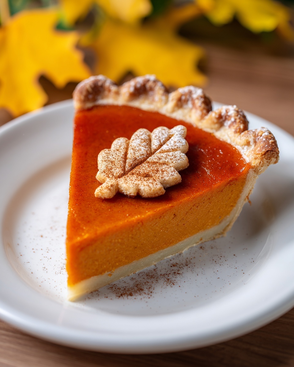 Easy Pumpkin Pie from Scratch with Flaky Crust Recipe - Recipe Image