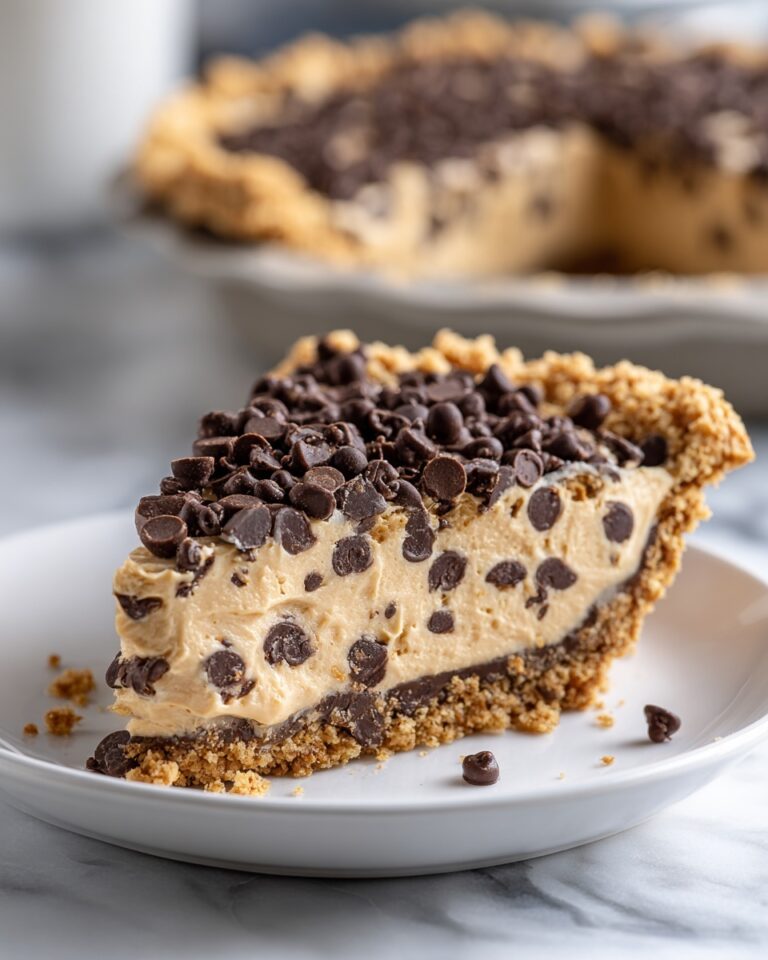 Chocolate Chip Cookie Dough Pie Recipe