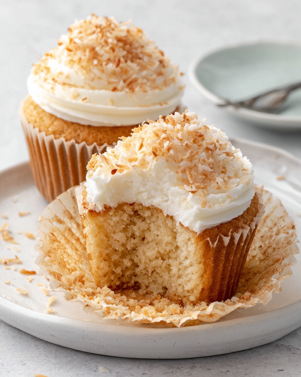 Gluten-Free Vegan Coconut Cupcakes Recipe - Recipe Image