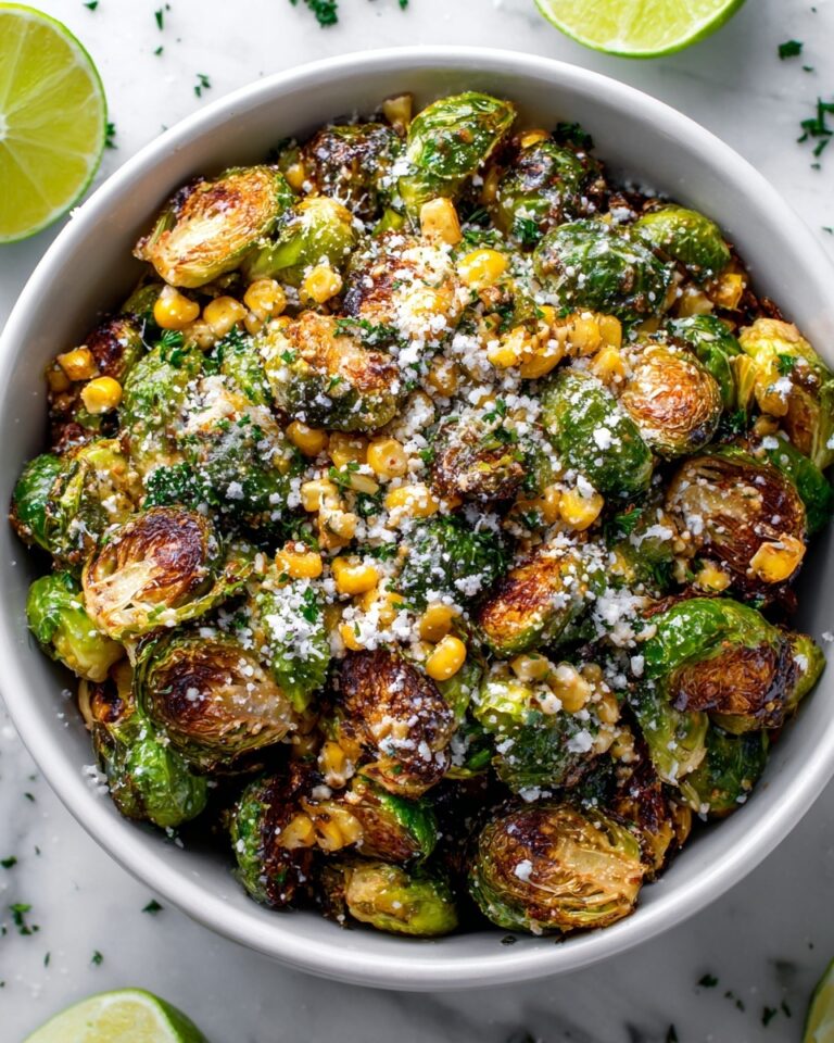 Mexican Street Corn Brussels Sprouts: A Flavorful Twist on a Classic Dish Recipe