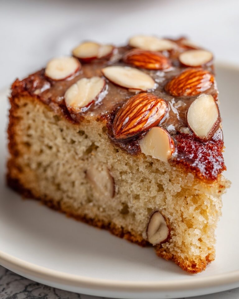 Almond Cake with Whipped Cream Frosting Recipe