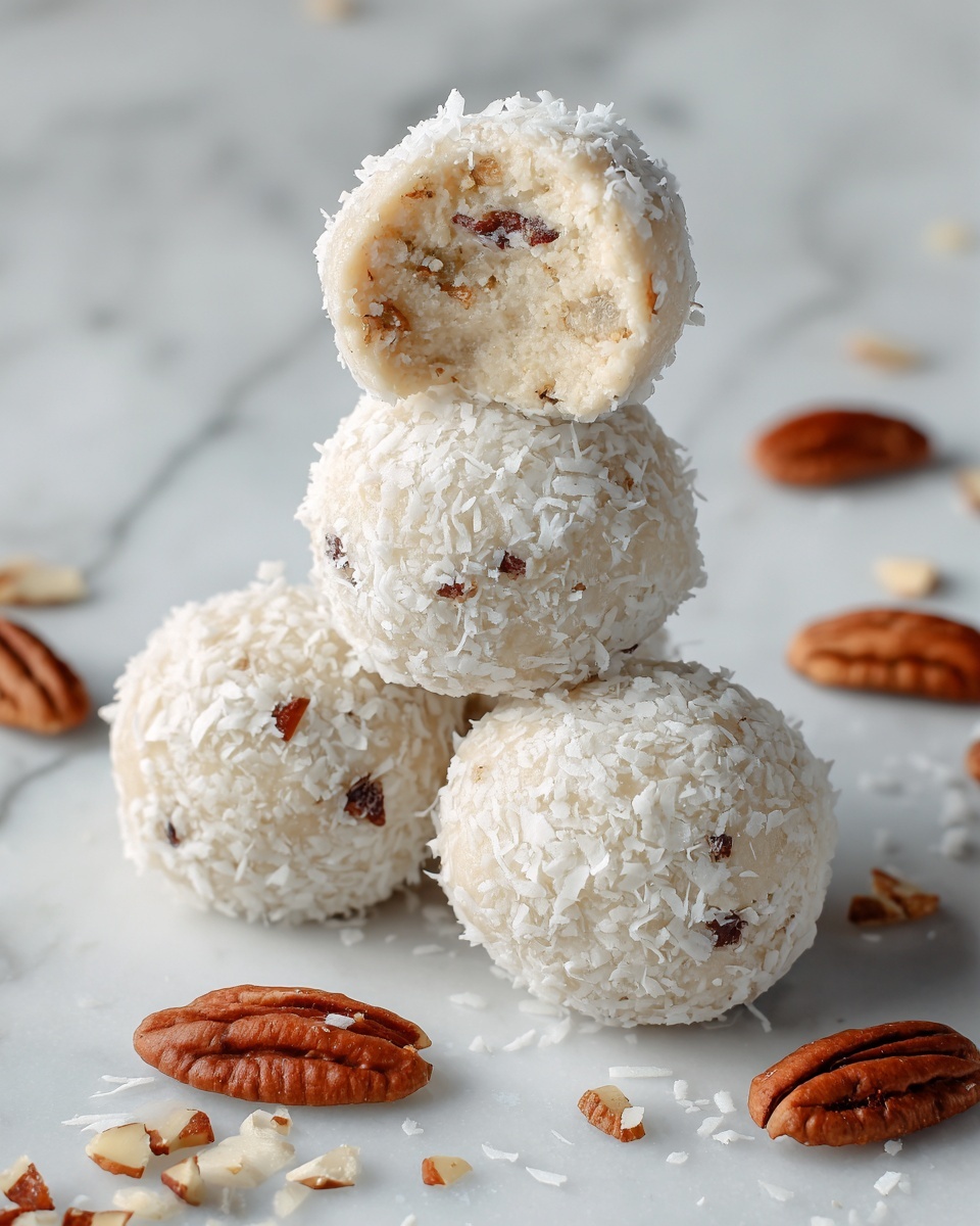 Buttery Pecan Snowball Cookies Recipe - Recipe Image