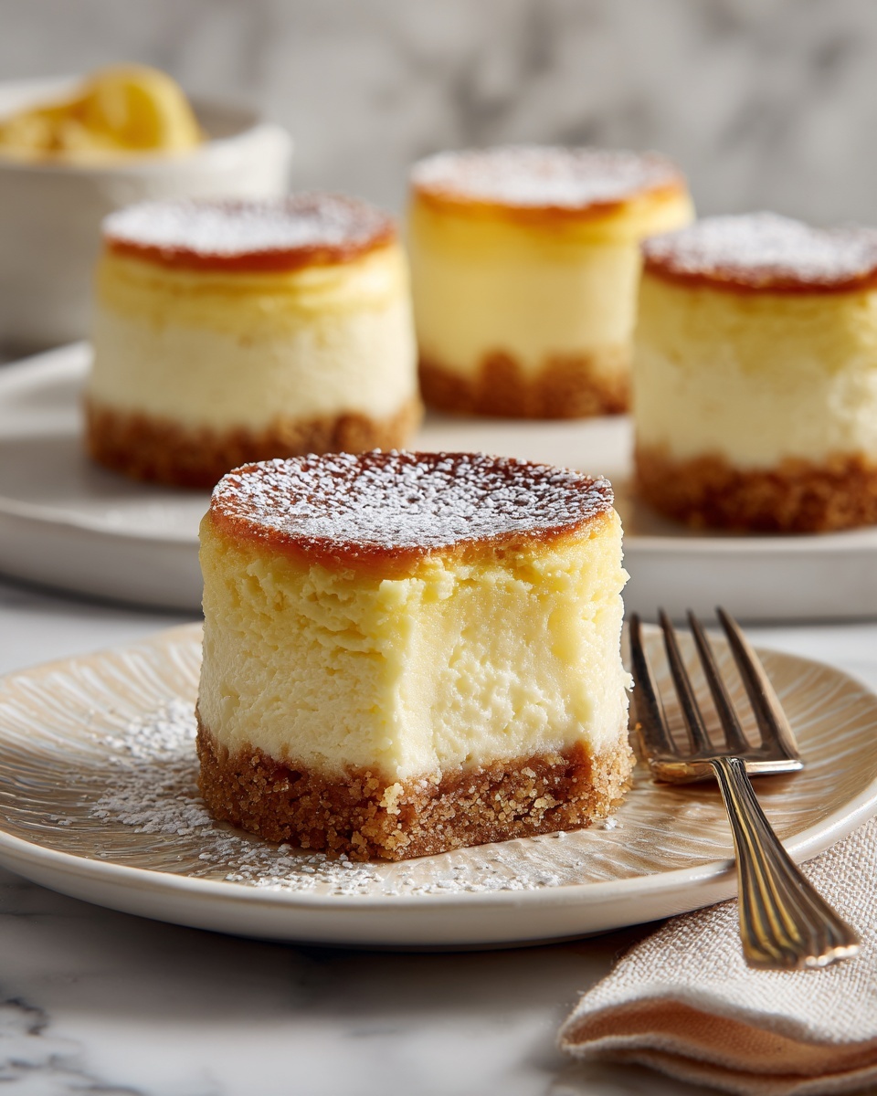 Quick Mini Japanese Cheesecakes Recipe - Recipe Image