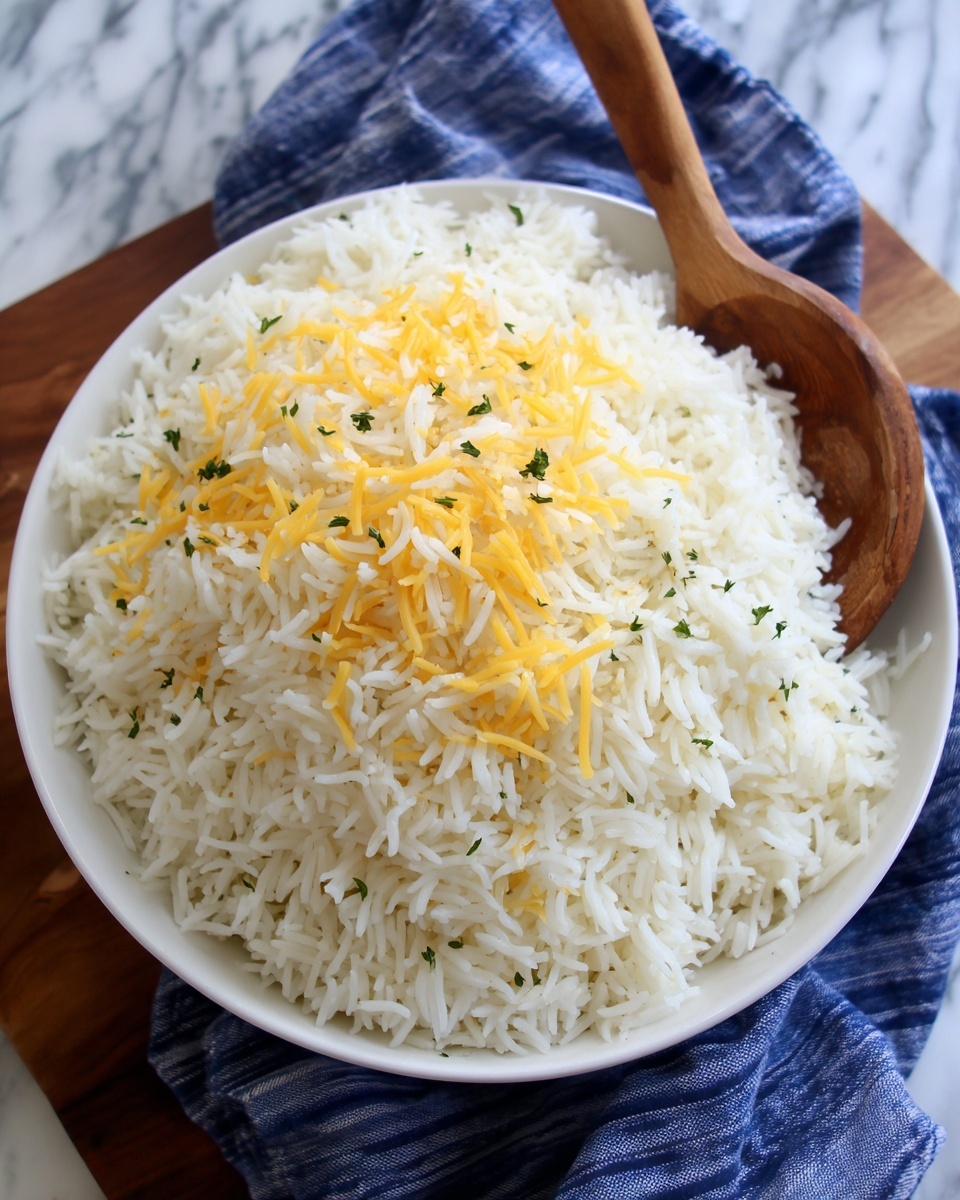 Cheesy Rice Recipe - Recipe Image