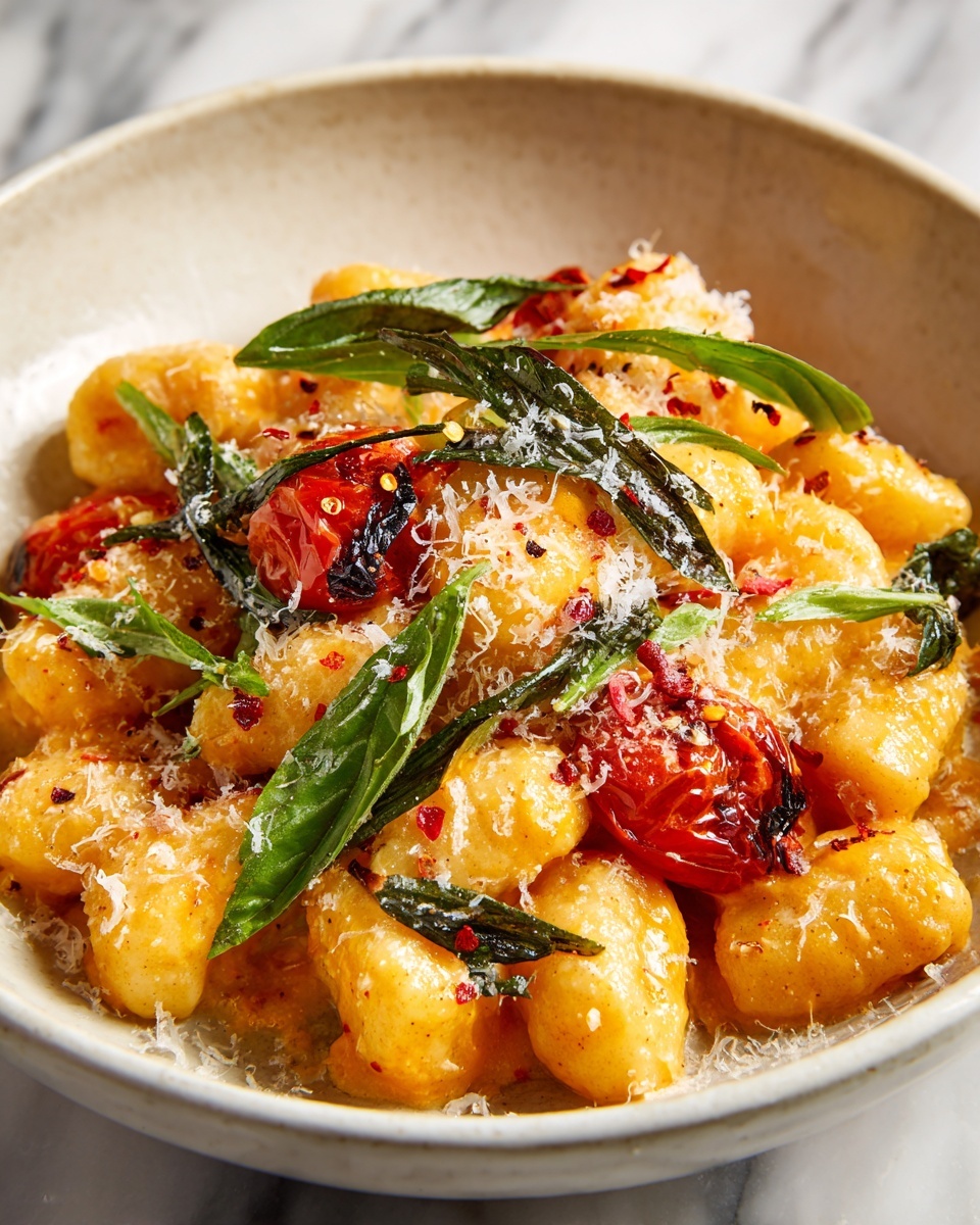 Spicy Tomato Garlic Confit Pasta Recipe - Recipe Image