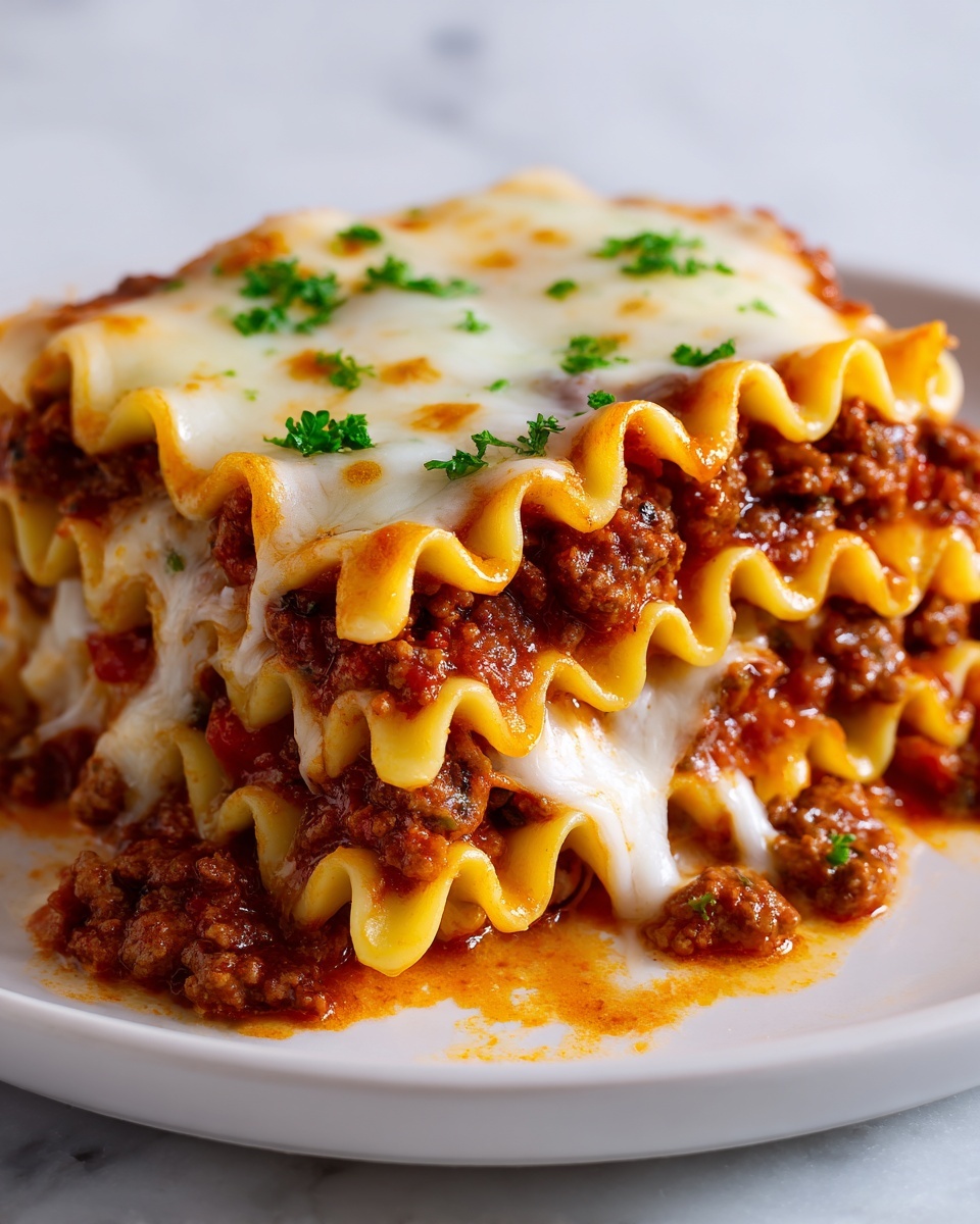 Easy Slow Cooker Lasagna Recipe - Recipe Image