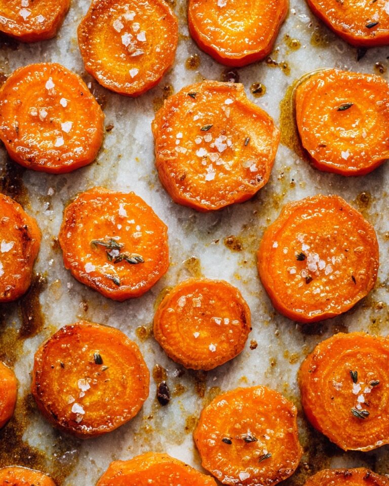 Honey Balsamic Roasted Carrots Recipe
