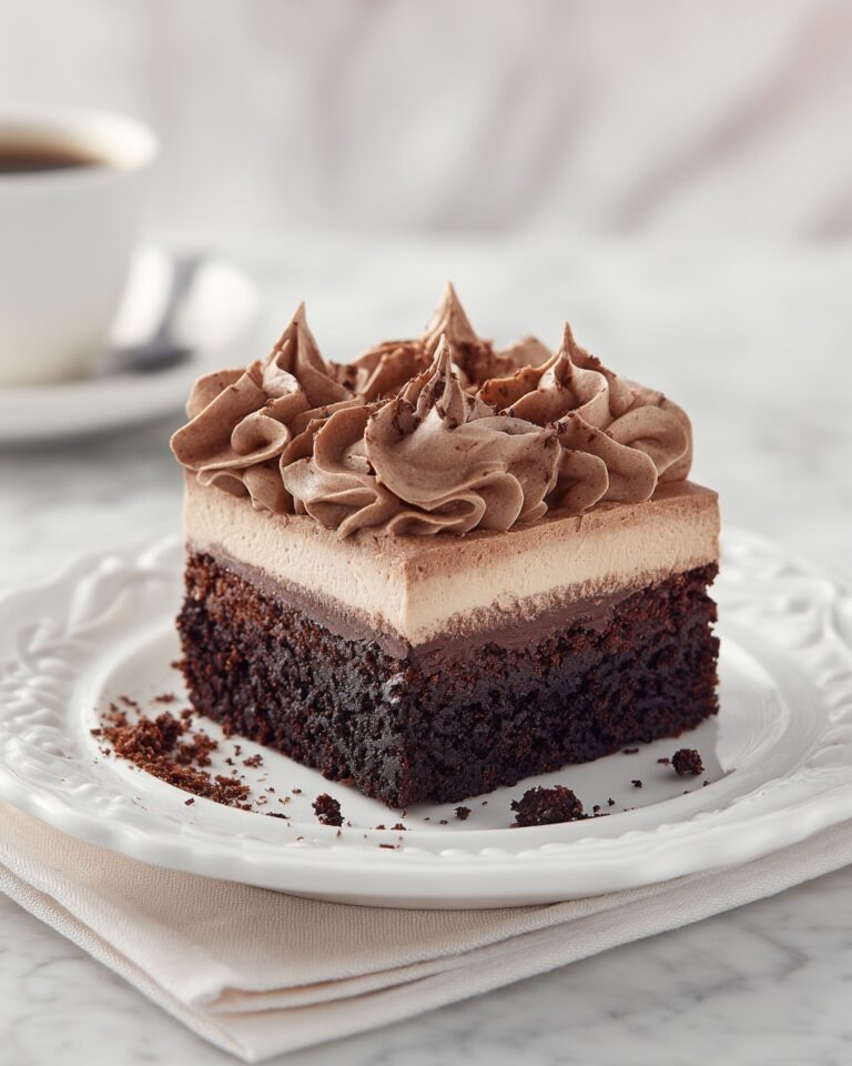 Skinny Chocolate Cake with Greek Yogurt and Light Cool Whip Recipe