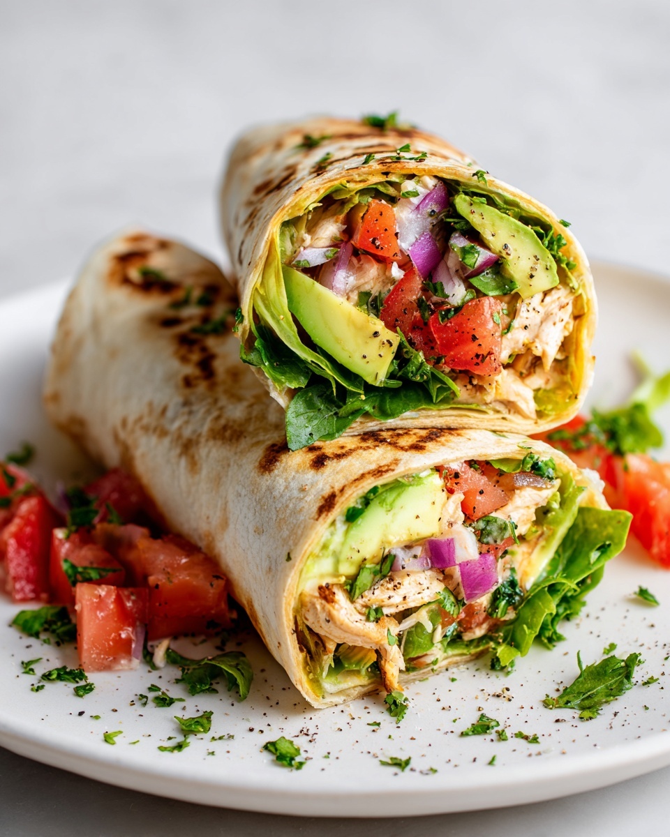 Chicken Avocado Ranch Burritos Recipe - Recipe Image