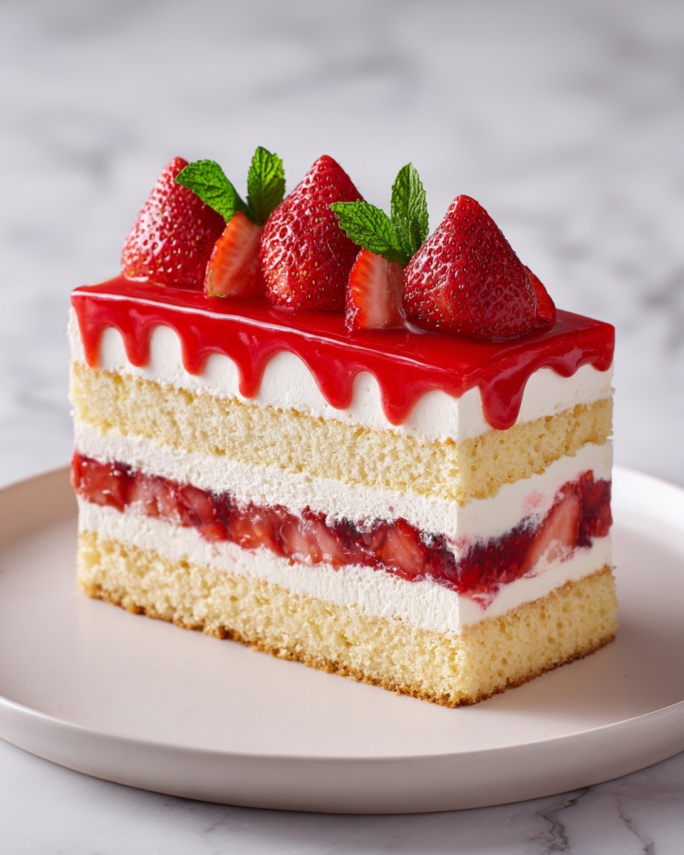 Strawberry Éclair Cake Recipe - Recipe Image