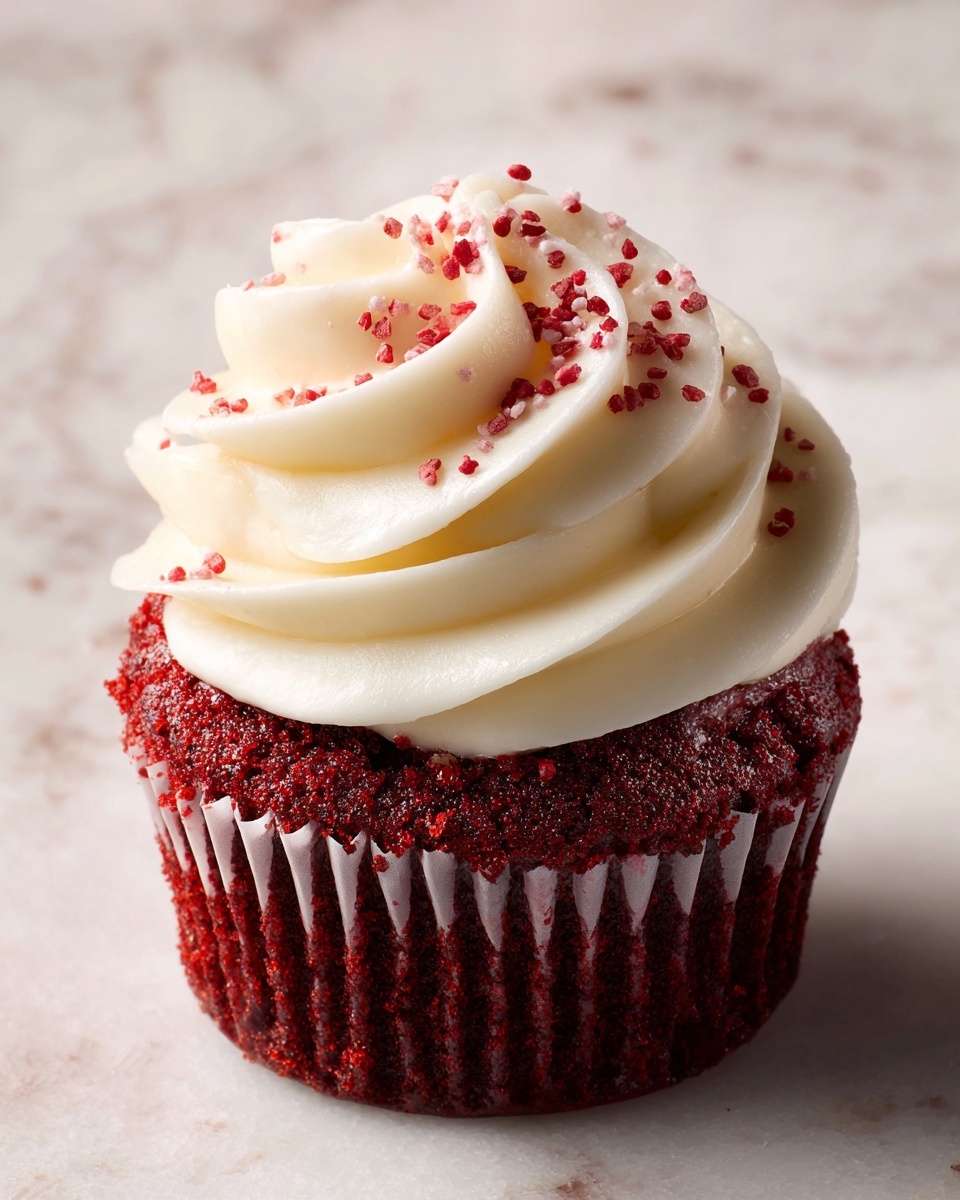 Red Velvet Cookie Cups with Cream Cheese Frosting Recipe - Recipe Image