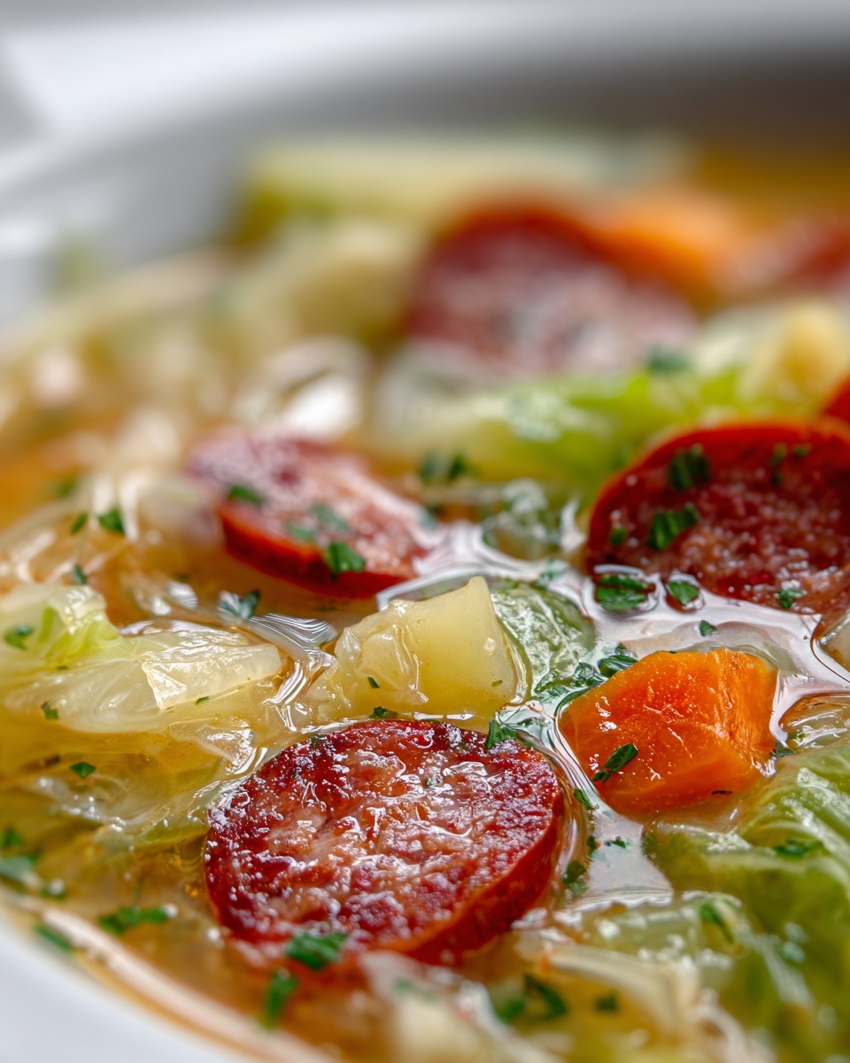 Kielbasa and Cabbage Soup Recipe - Recipe Image