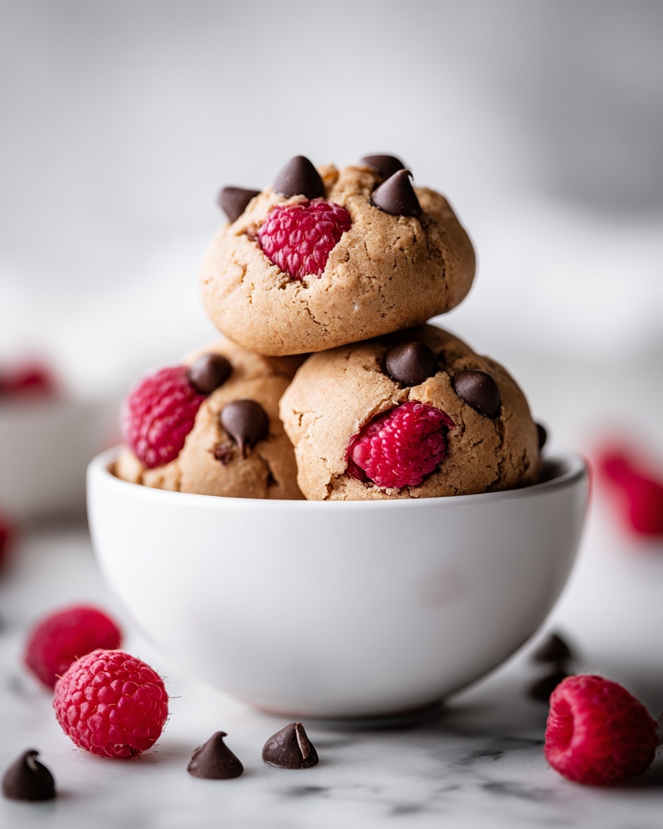 Raspberry and Chocolate Chip Cookies Recipe - Recipe Image