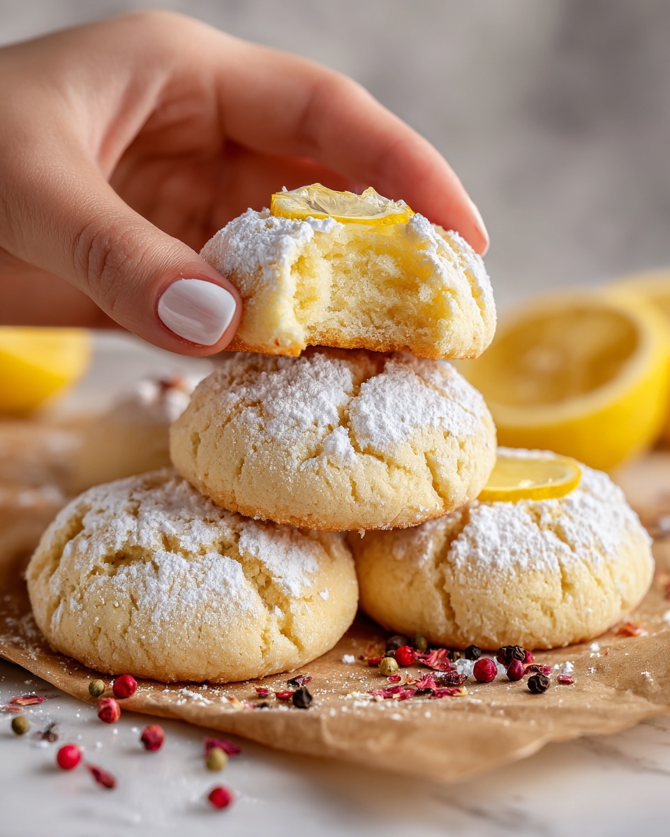 Christmas Soft Lemon Cookies Recipe - Recipe Image