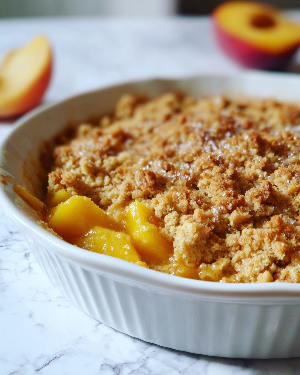 Easy Peach Dump Cake Recipe - Recipe Image