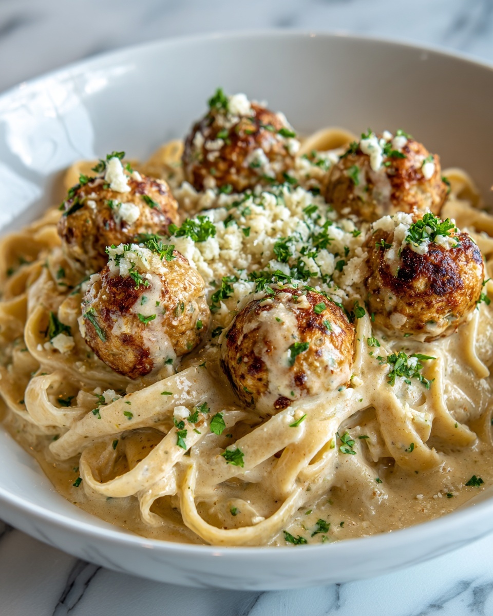 Garlic Butter Chicken Bites with Creamy Parmesan Pasta Recipe - Recipe Image