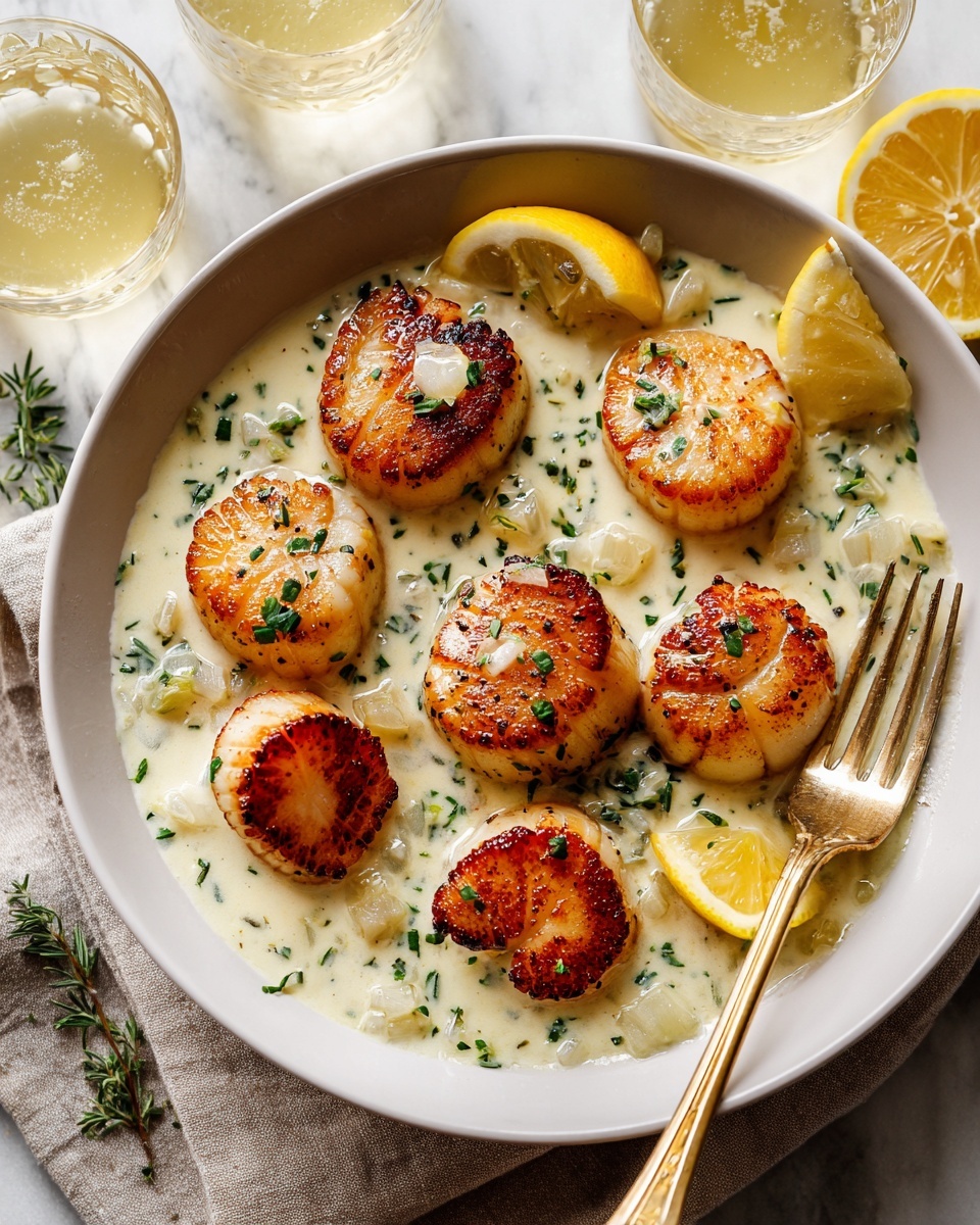Lemon Butter Scallops Recipe - Recipe Image