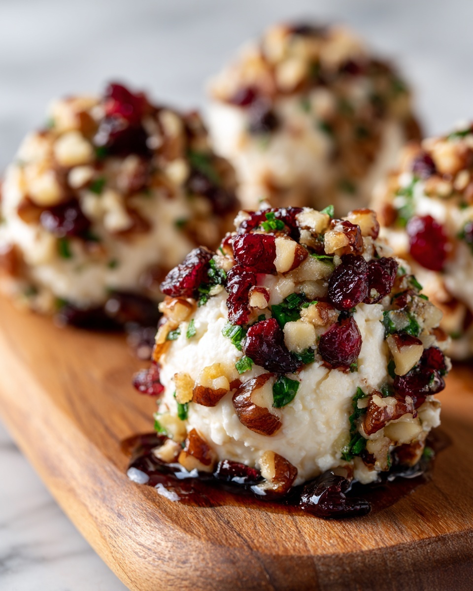 Cranberry Pecan Goat Cheese Balls Recipe - Recipe Image