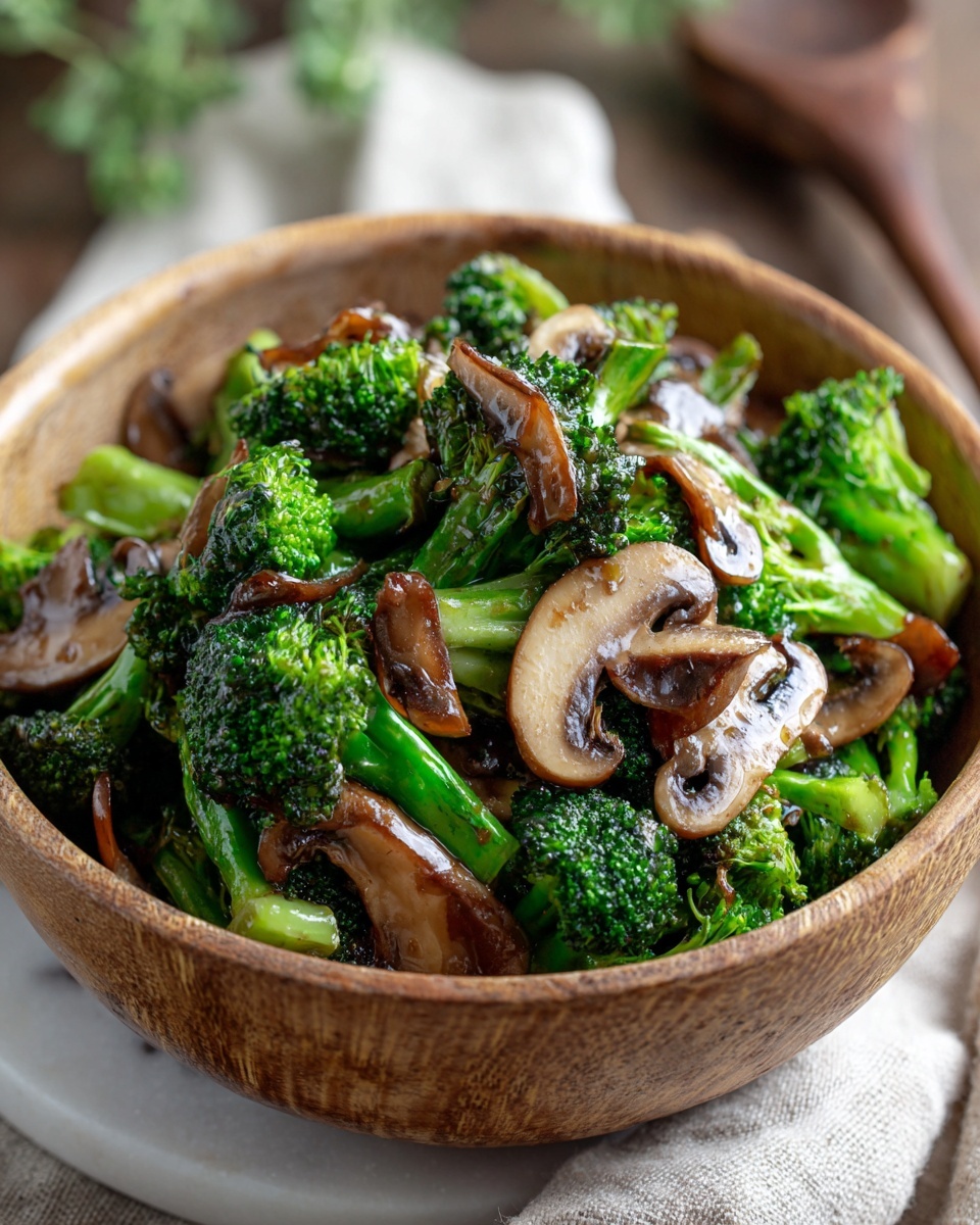 Broccoli and Mushroom Stir Fry Recipe - Recipe Image