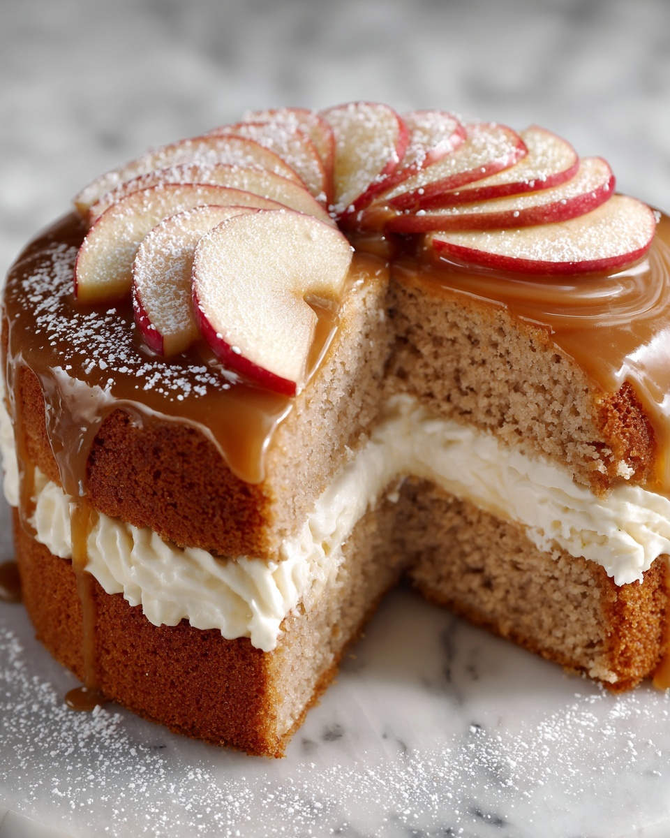 Maple Apple Ricotta Cake Recipe - Recipe Image