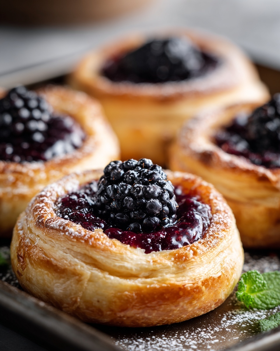 Blackberry Cream Cheese Danish Recipe - Recipe Image