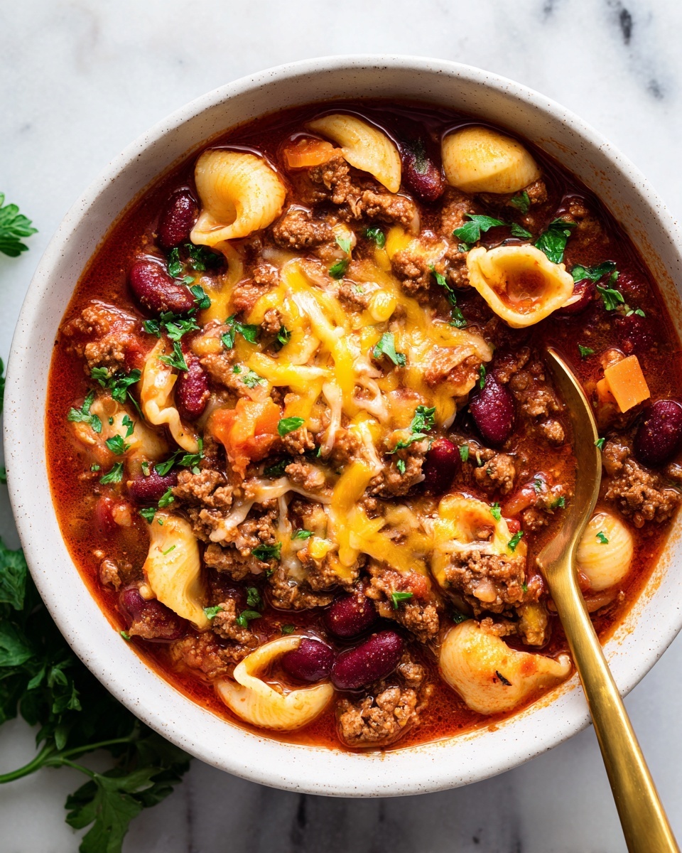 Chili Mac and Cheese Recipe - Recipe Image