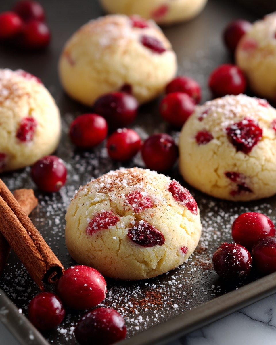 Cranberry Cream Cheese Snickerdoodles Recipe - Recipe Image