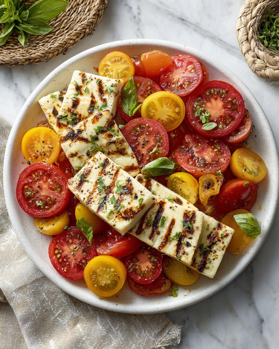 Grilled Halloumi Cheese Recipe - Recipe Image